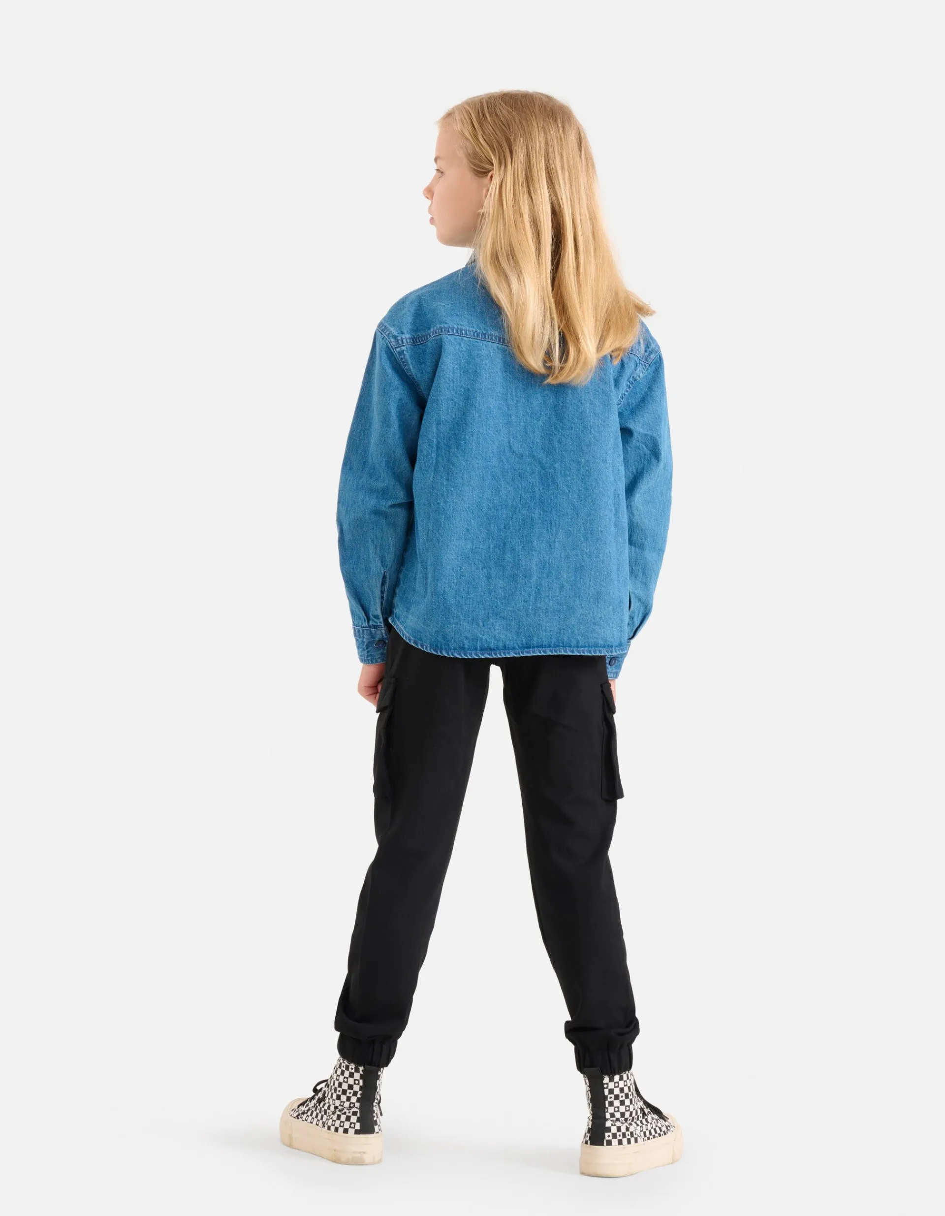 Shoeby Cargo Jogger Zwart< Broeken