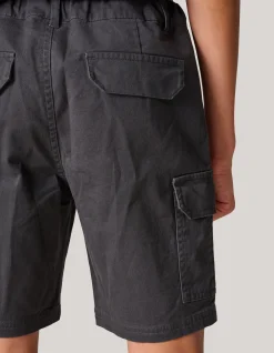 Shoeby Cargo Short Donkergrijs< Shorts