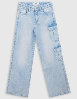 Shoeby Cargo Straight Fit Jeans Bleached< Jeans