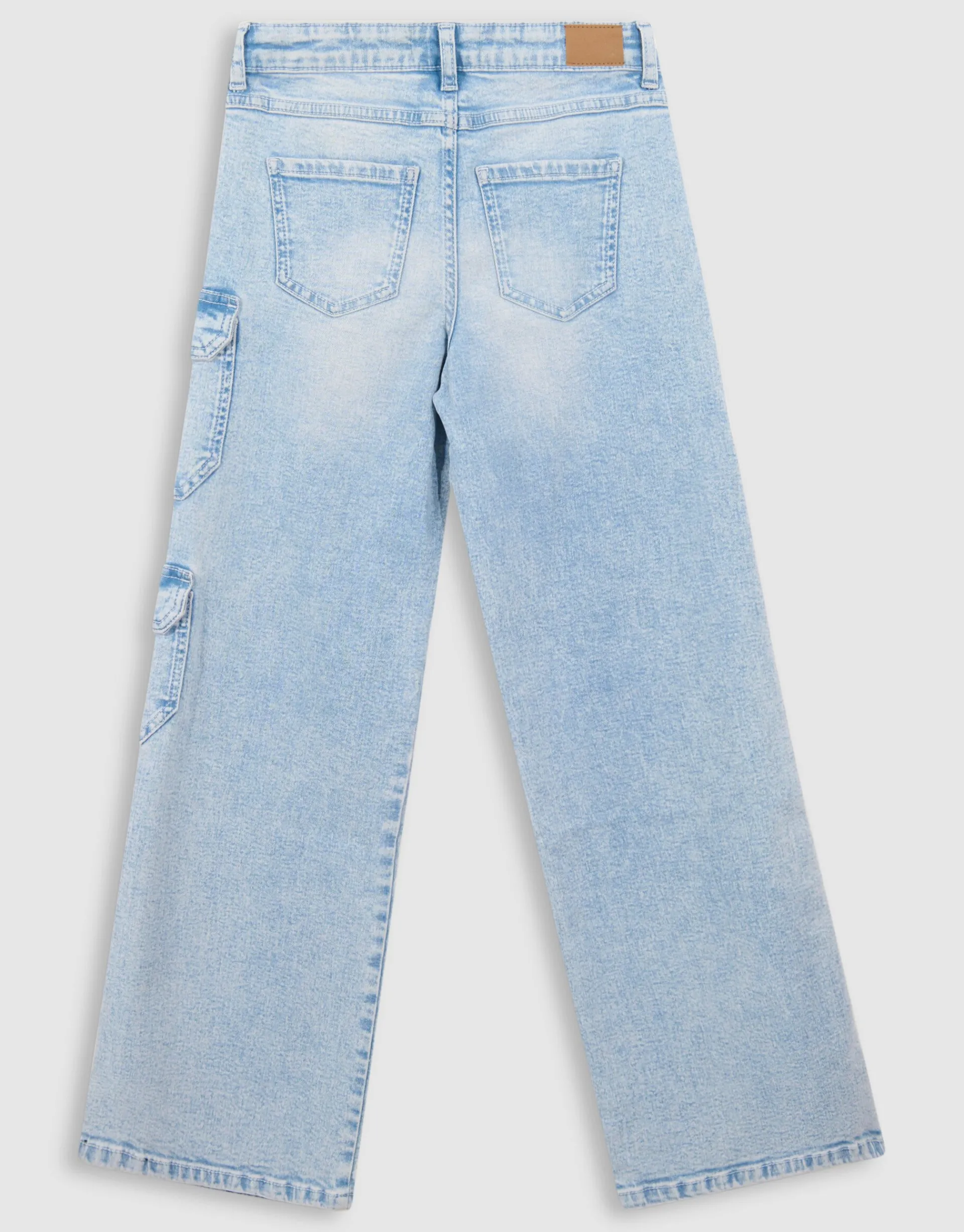 Shoeby Cargo Straight Fit Jeans Bleached< Jeans