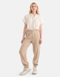 Shoeby Cargo Tape Broek Zand<DAMES Broeken