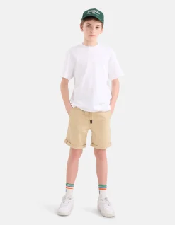 Shoeby Casual Twill Short Beige< Shorts
