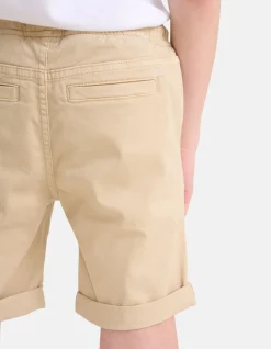 Shoeby Casual Twill Short Beige< Shorts