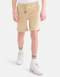 Shoeby Casual Twill Short Beige< Shorts