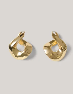 Shoeby Chain Hoop Oorbellen Goud<DAMES Sieraden