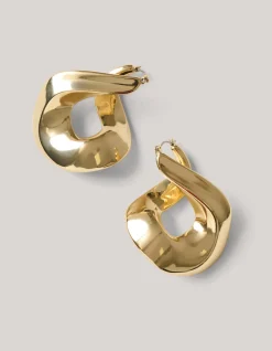 Shoeby Chain Hoop Oorbellen Goud<DAMES Sieraden