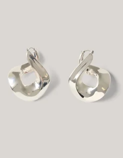 Shoeby Chain Hoop Oorbellen Zilver<DAMES Sieraden