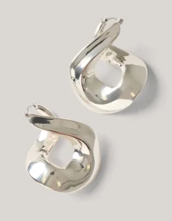 Shoeby Chain Hoop Oorbellen Zilver<DAMES Sieraden