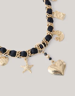 Shoeby Charm Ketting Zwart<DAMES Sieraden