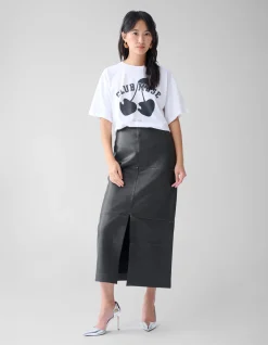 Shoeby Cherry Artwork T-shirt Wit<DAMES T-Shirts