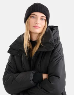 Shoeby Chunky Beanie Zwart<DAMES Sjaals En Mutsen