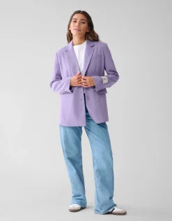 Shoeby City Label Blazer Paars<DAMES Blazers