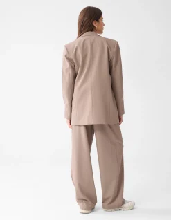 Shoeby Clean Pantalon Bruin<DAMES Broeken