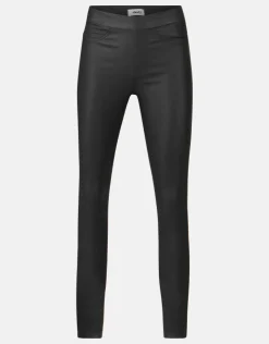 Shoeby Coated Tregging Zwart<DAMES Broeken