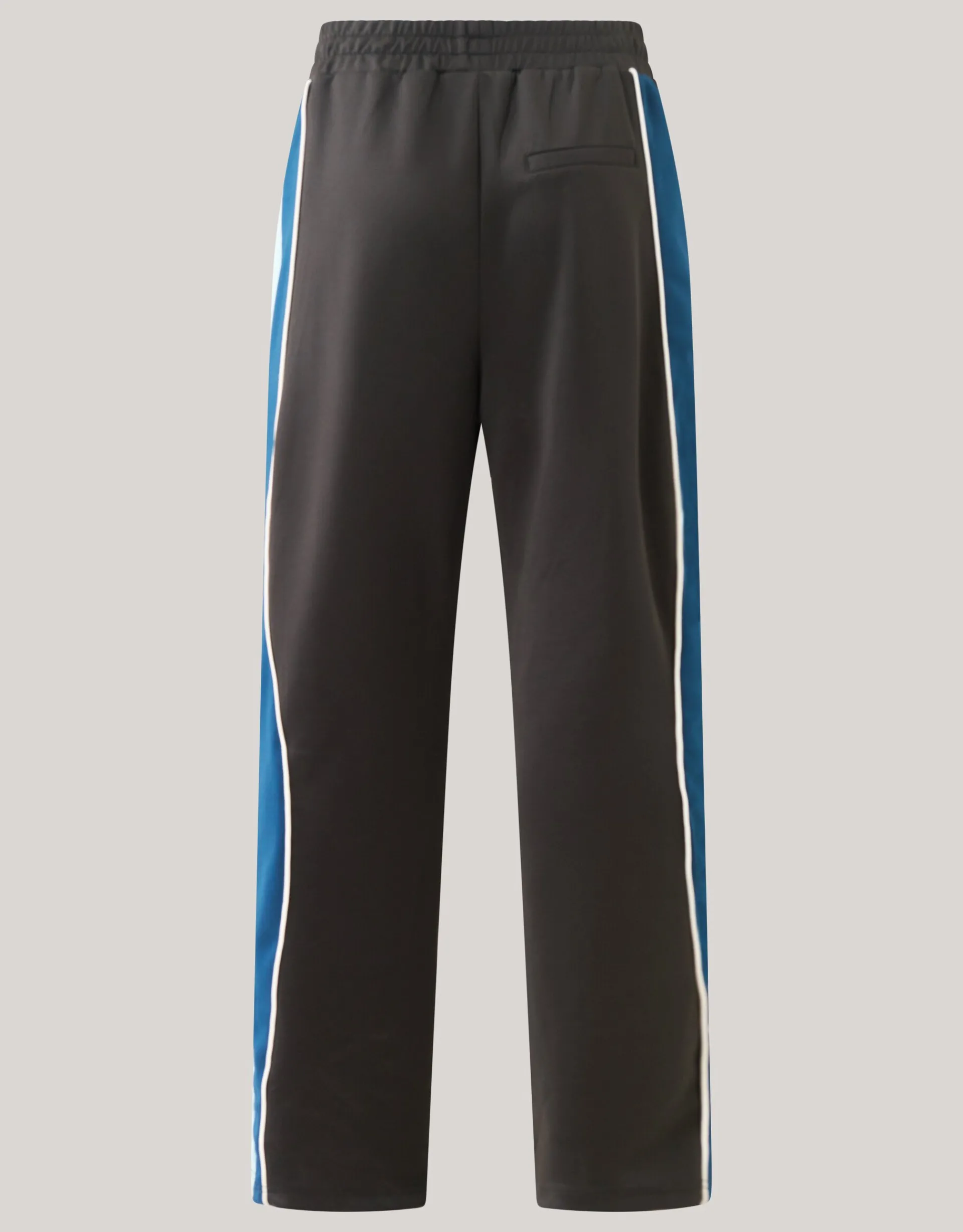 Shoeby Colourblock Wide Leg Broek Zwart/blauw<DAMES Broeken