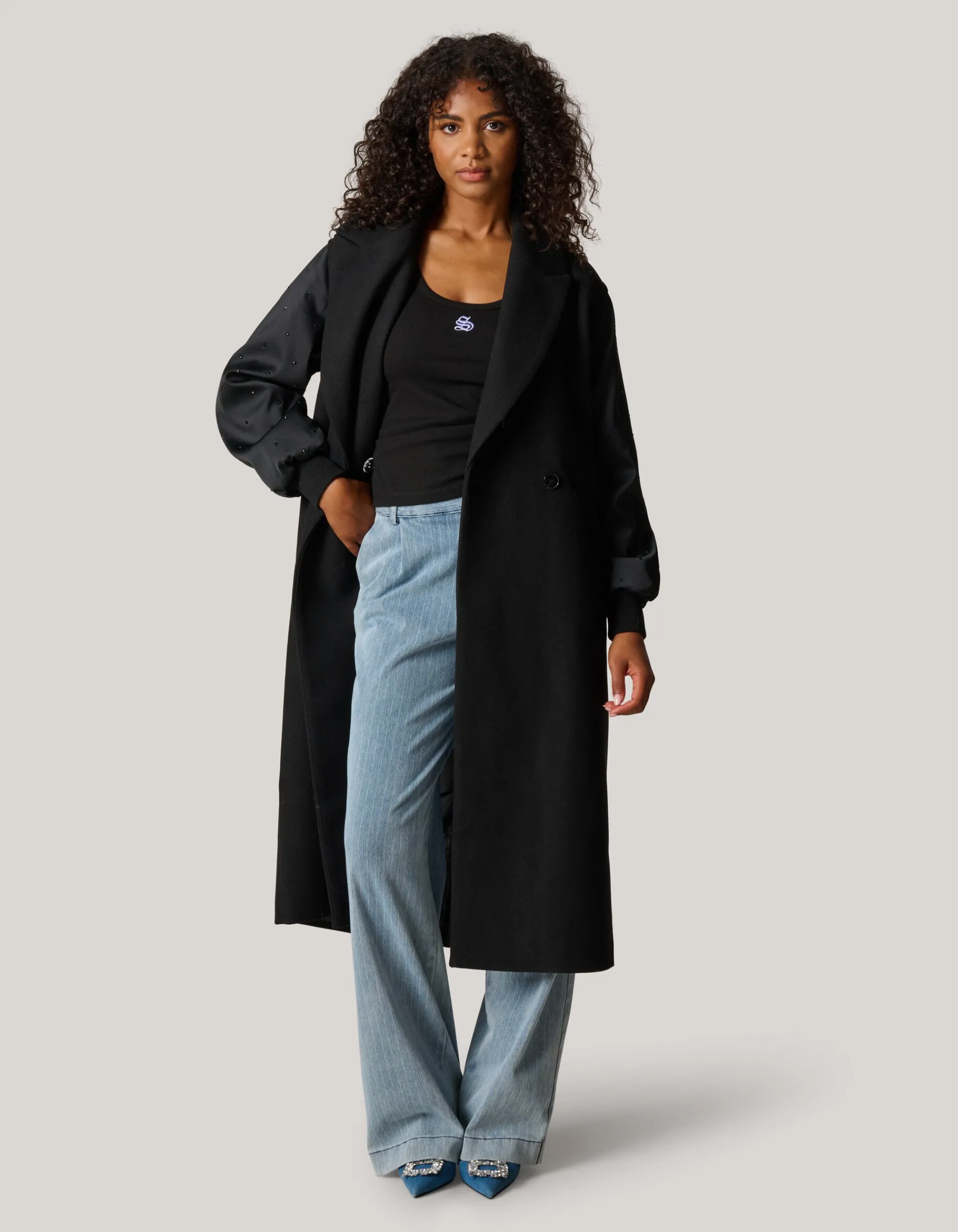 Shoeby Combi Bomber Jas Zwart<DAMES Jassen