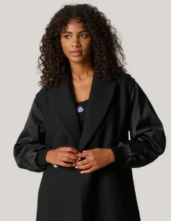 Shoeby Combi Bomber Jas Zwart<DAMES Jassen