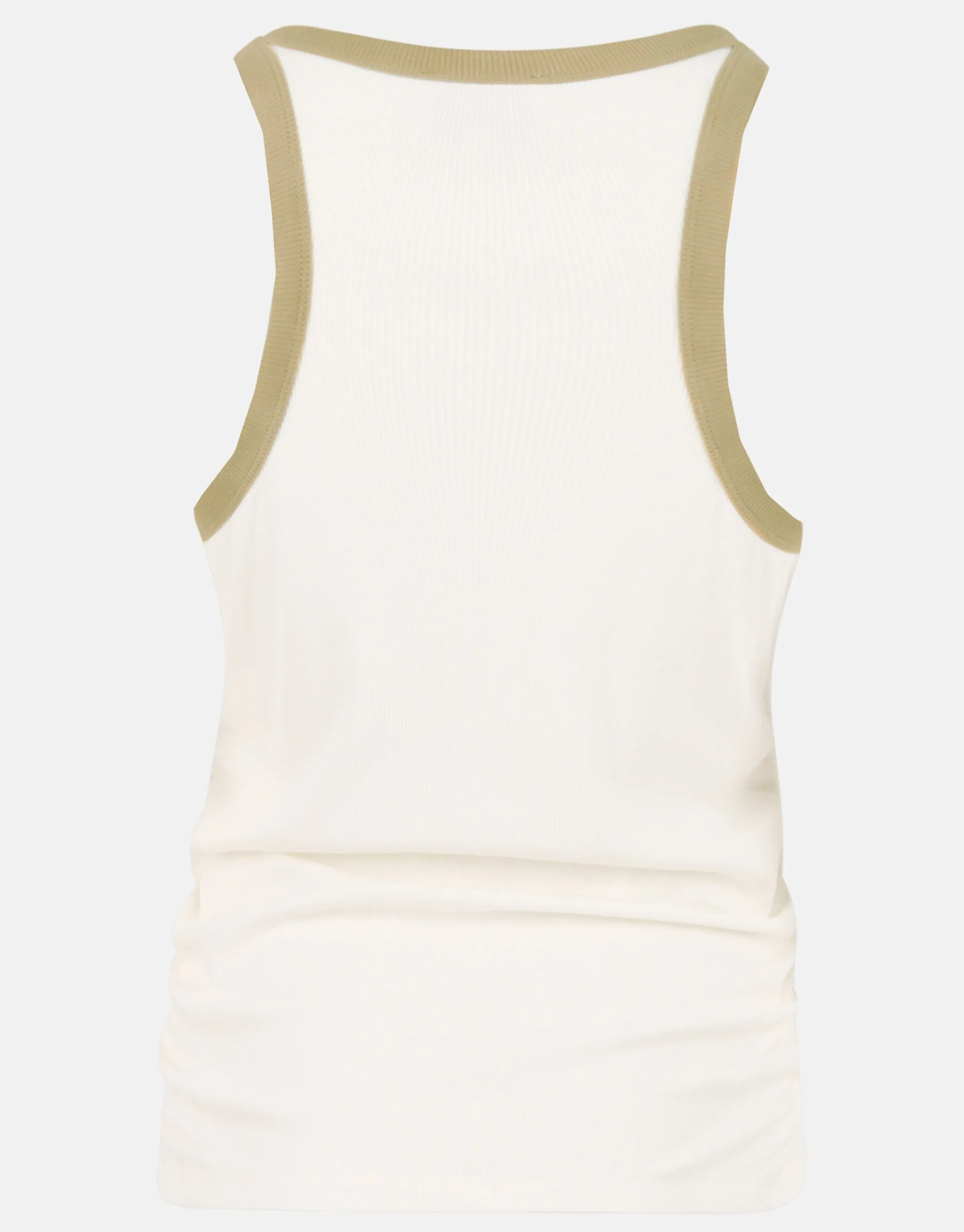 Shoeby Contrast Tanktop Gebroken Wit By Mieke<DAMES Tops