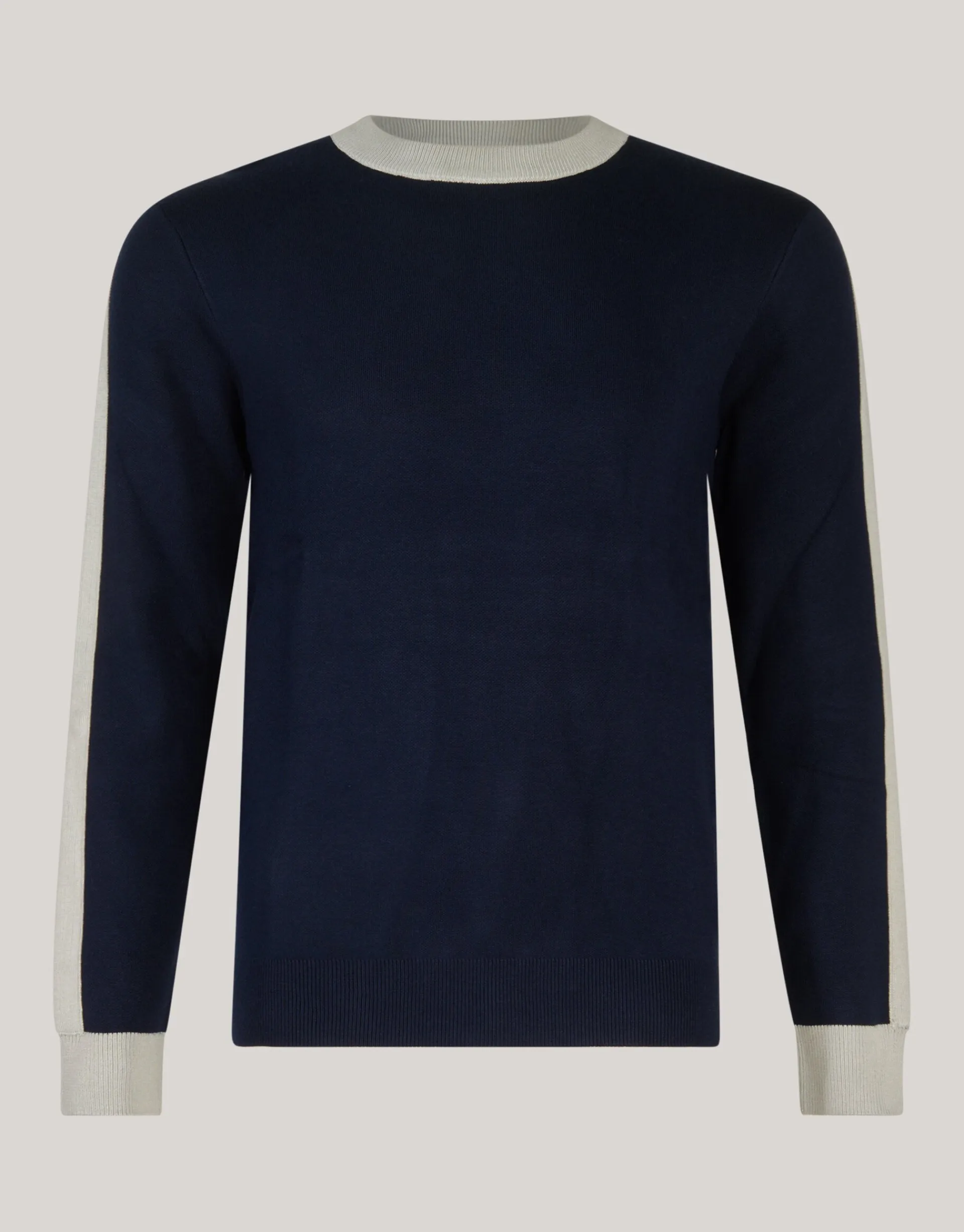 Shoeby Contrast Trui Donkerblauw<Heren Truien En Sweaters