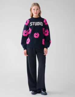 Shoeby Contrast Trui Zwart<DAMES Truien En Sweaters