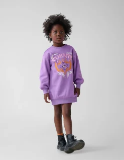 Shoeby Cosmic Sweater Jurk Paars< Jurken