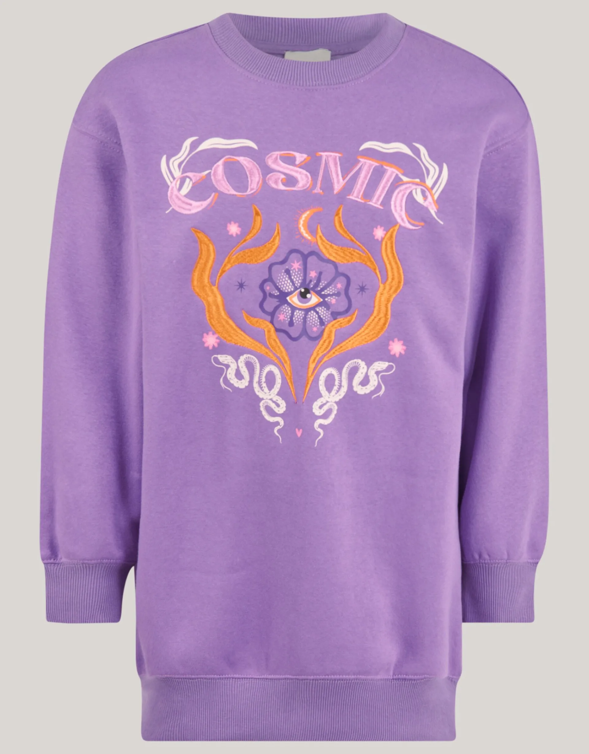 Shoeby Cosmic Sweater Jurk Paars< Jurken