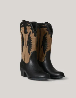 Shoeby Cowboylaarzen Zwart<DAMES Laarzen