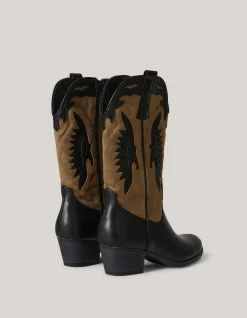 Shoeby Cowboylaarzen Zwart<DAMES Laarzen