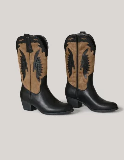 Shoeby Cowboylaarzen Zwart<DAMES Laarzen