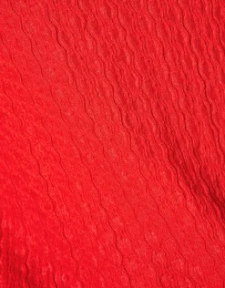 Shoeby Crinkle Ruffle Top Rood<DAMES Tops