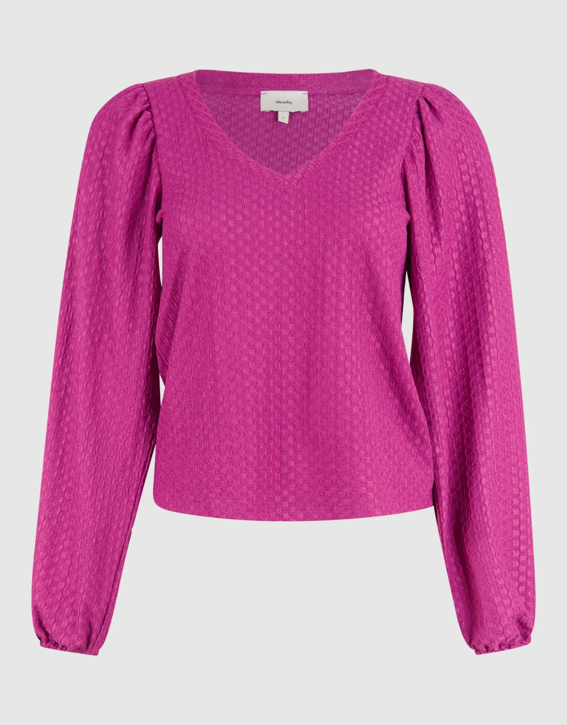 Shoeby Crinkle Top Paars<DAMES Tops