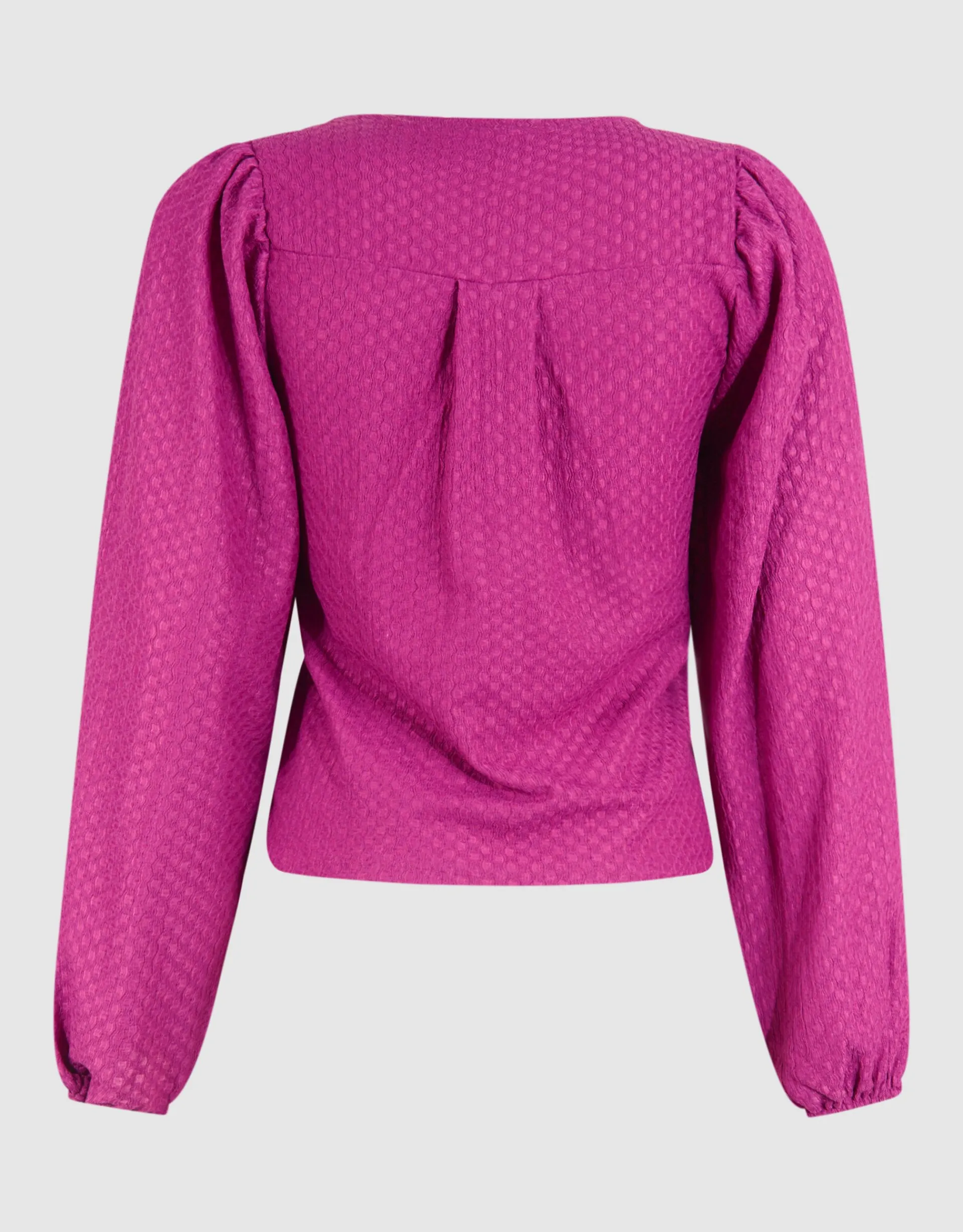 Shoeby Crinkle Top Paars<DAMES Tops