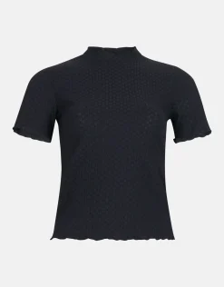 Shoeby Crinkle Top Zwart<DAMES Tops