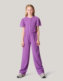 Shoeby Crochet Jumpsuit Donkerpaars< Jumpsuits