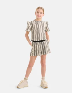 Shoeby Crochet Top Zwart< Tops Korte Mouw
