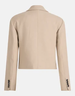 Shoeby Cropped Blazer Beige<DAMES Blazers