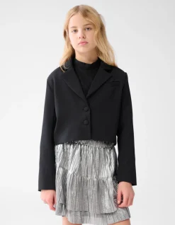 Shoeby Cropped Blazer Zwart< Blazers
