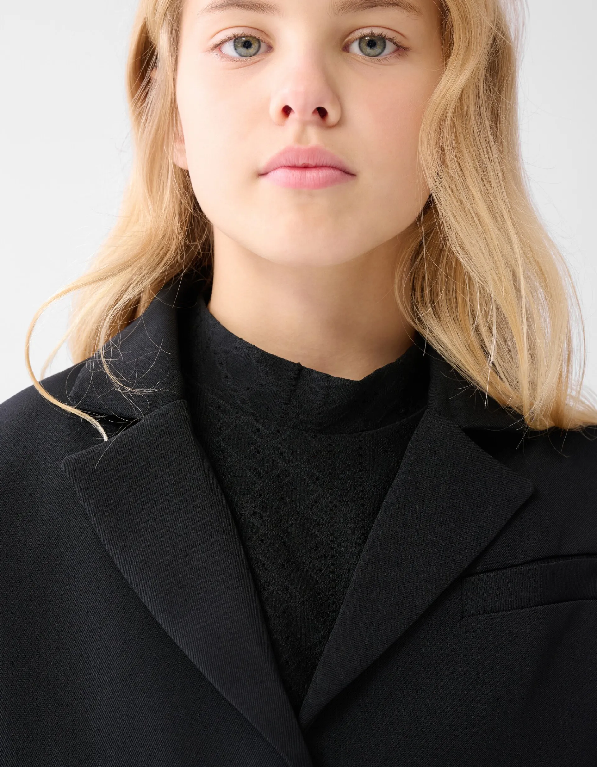 Shoeby Cropped Blazer Zwart< Blazers