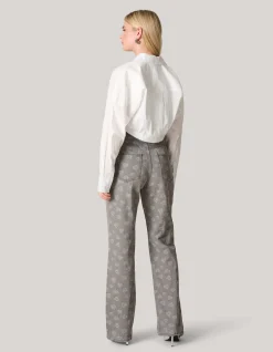 Shoeby Cropped Poplin Blouse Wit<DAMES Blouses