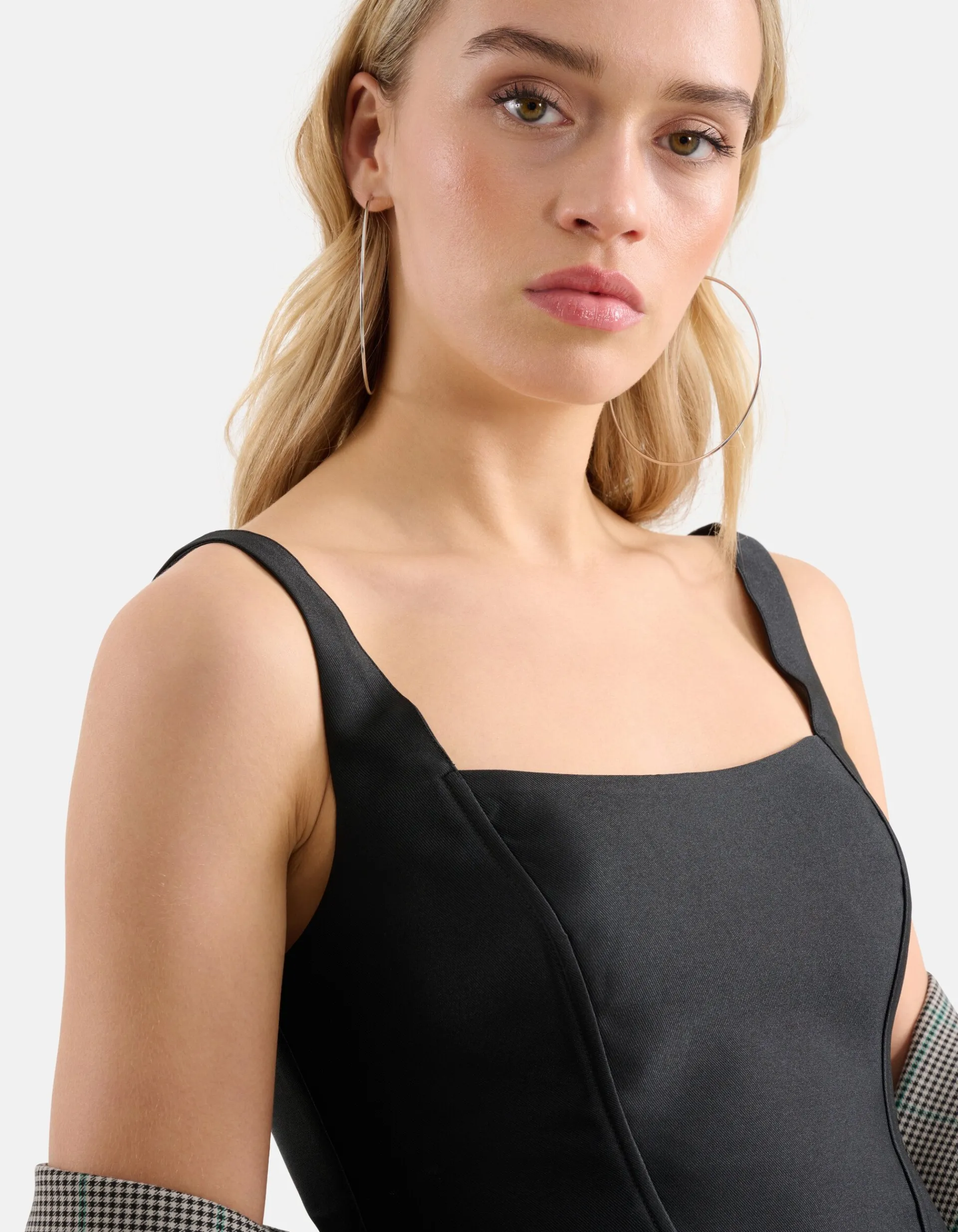 Shoeby Cropped Top Zwart<DAMES Tops