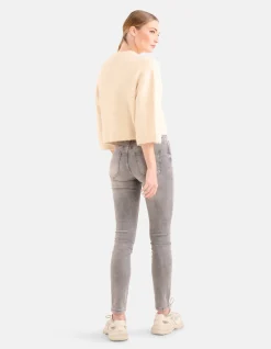 Shoeby Cropped Trui Gebroken Wit<DAMES Truien En Sweaters