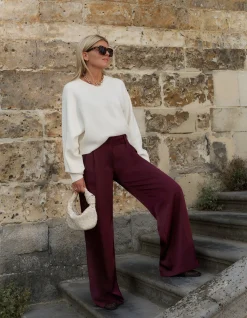 Shoeby Cropped Trui Gebroken Wit By Lonneke<DAMES Truien En Sweaters