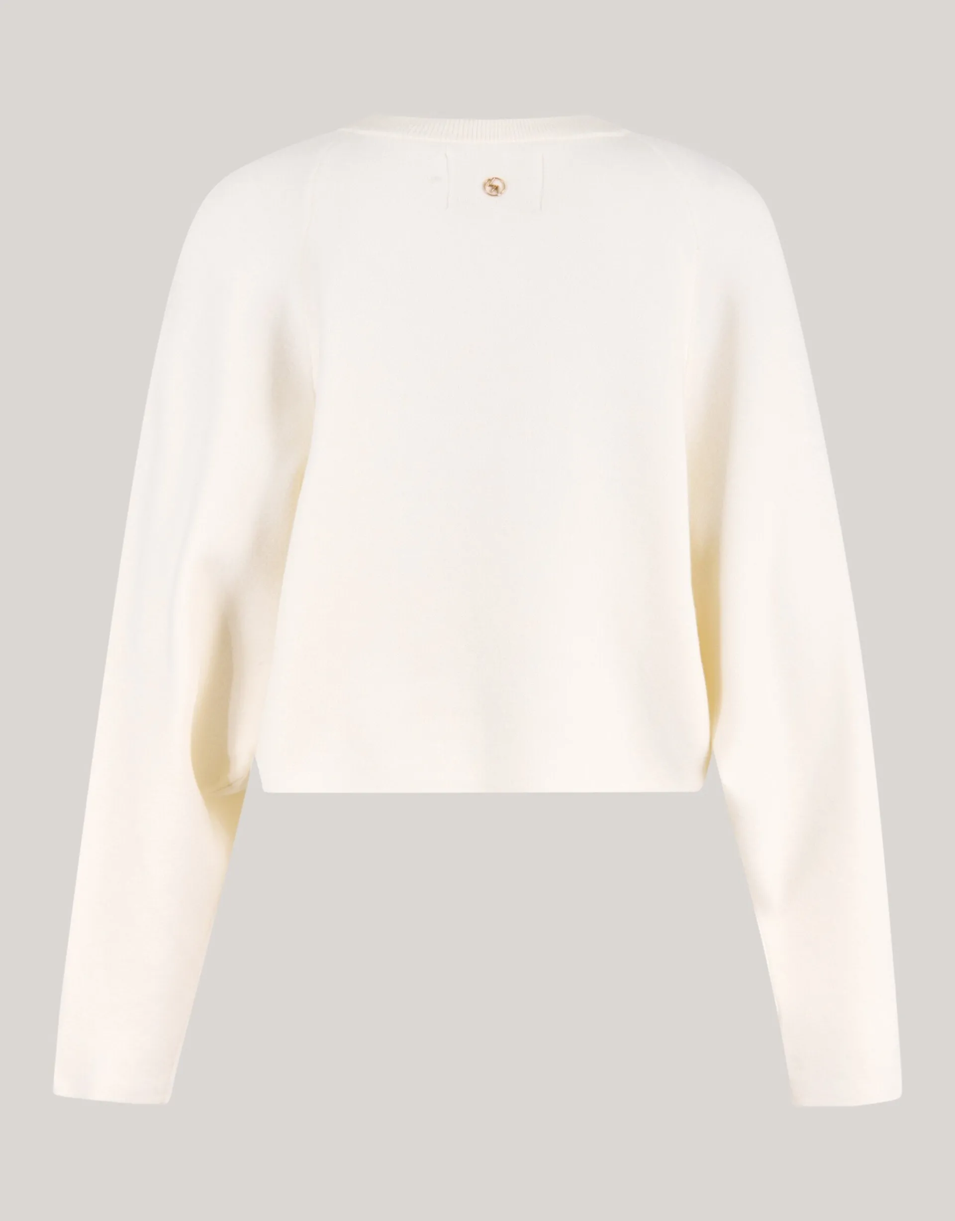 Shoeby Cropped Trui Gebroken Wit By Lonneke<DAMES Truien En Sweaters
