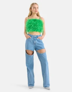 Shoeby Cut Out Loose Fit Jeans<DAMES Jeans