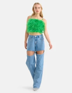 Shoeby Cut Out Loose Fit Jeans<DAMES Jeans