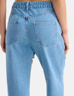 Shoeby Cut Out Loose Fit Jeans<DAMES Jeans