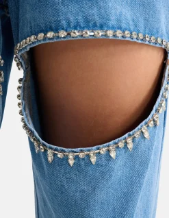 Shoeby Cut Out Loose Fit Jeans<DAMES Jeans