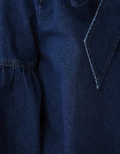 Shoeby Denim Blouse Donkerblauw By Mieke<DAMES Blouses
