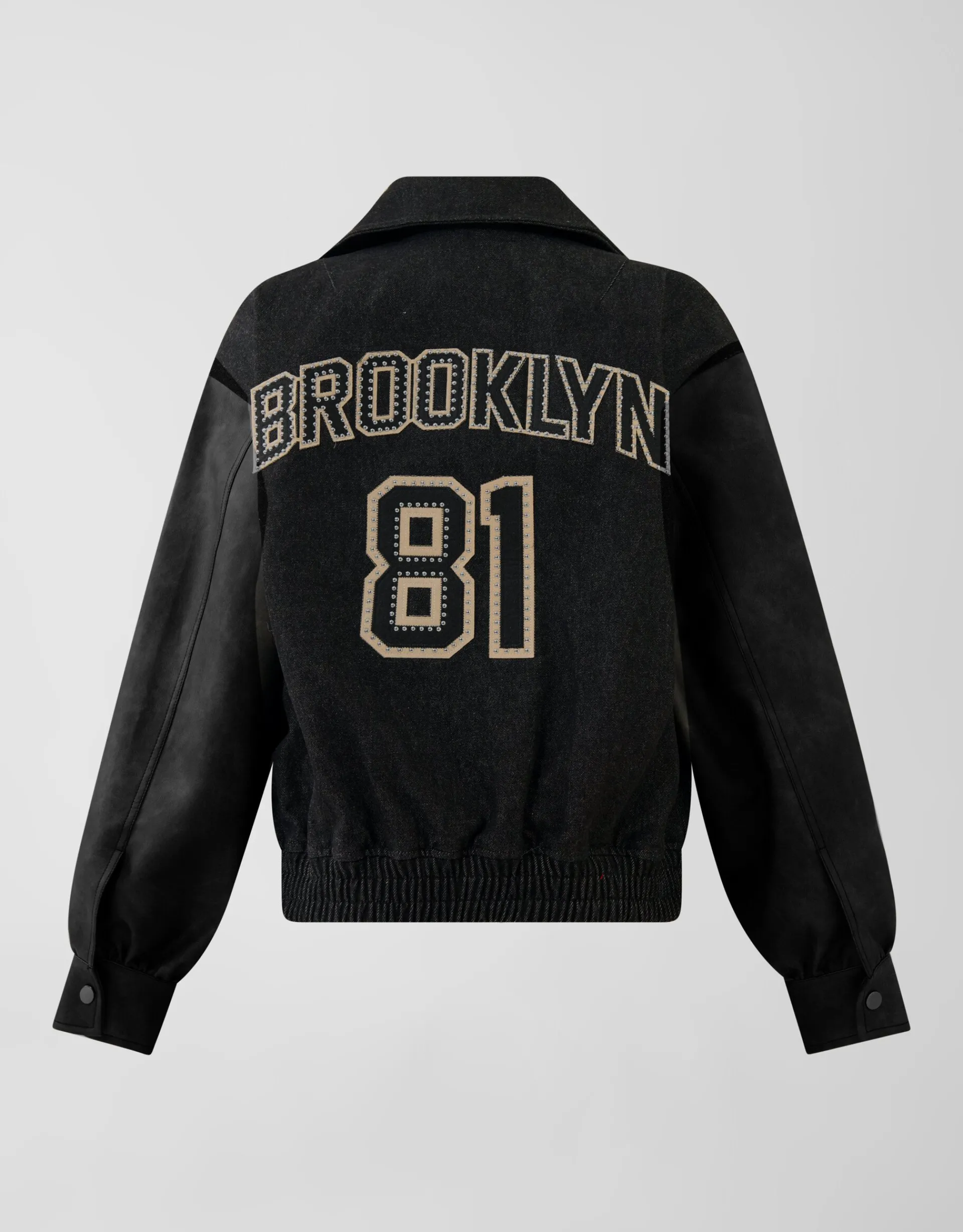 Shoeby Denim Bomber Zwart<DAMES Jacks