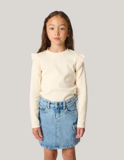 Shoeby Denim Cargo Rok Blauw< Rokken